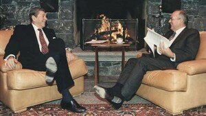 Reagan and Gorbachev at the Geneva Summit