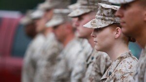 Woman in the Marines