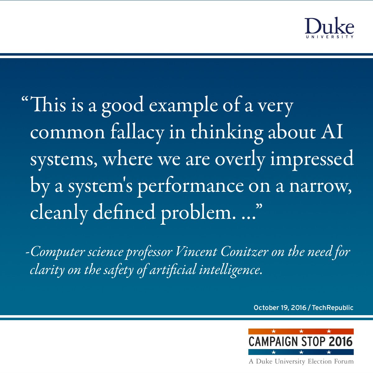 “This is a good example of a very common fallacy in thinking about AI systems, where we are overly impressed by a system